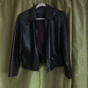 Saguaro brown leather jacket